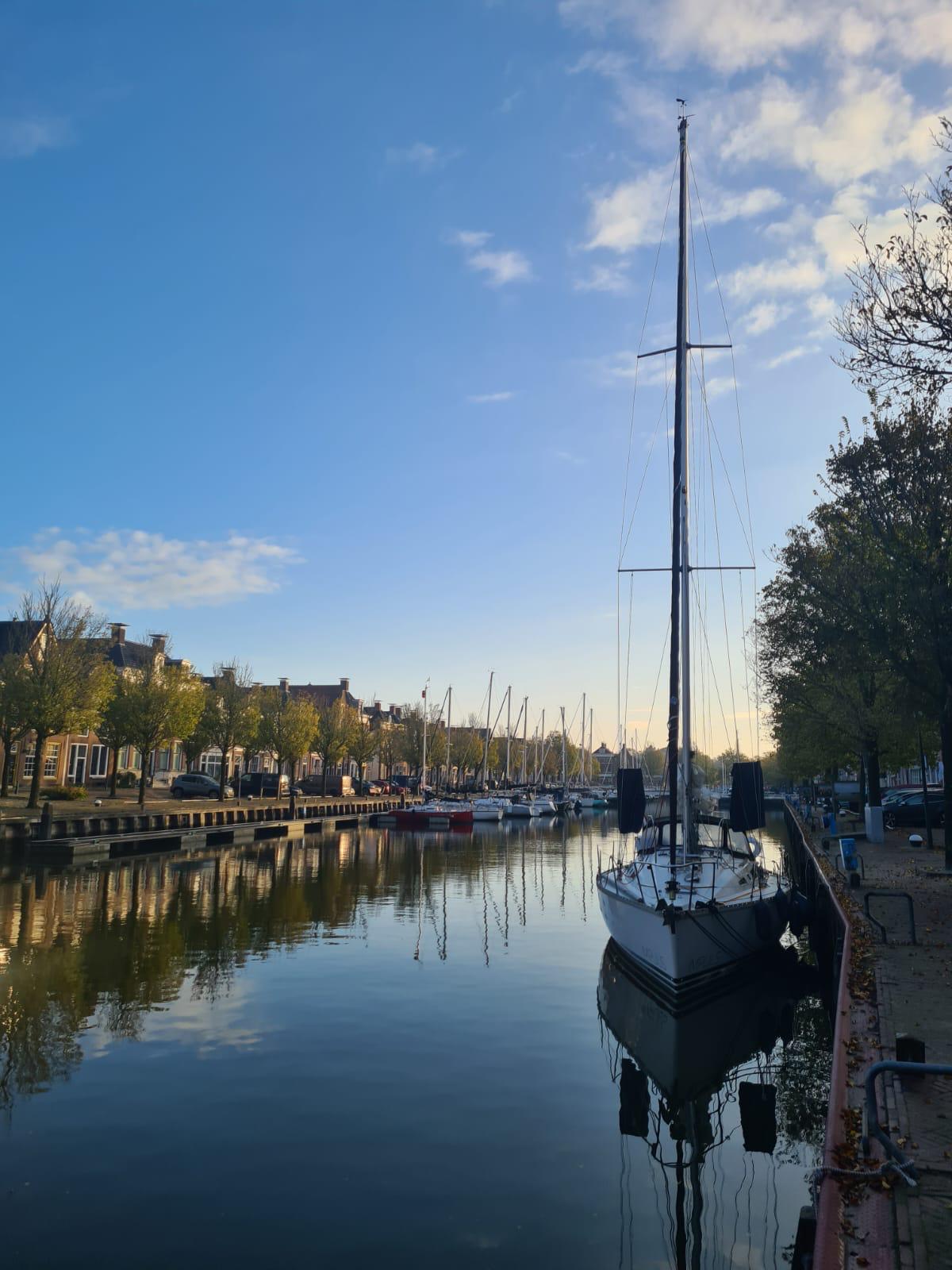 In de haven van Harlingen