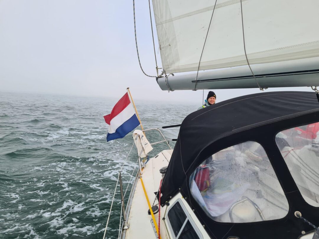 Zeilen op de Waddenzee